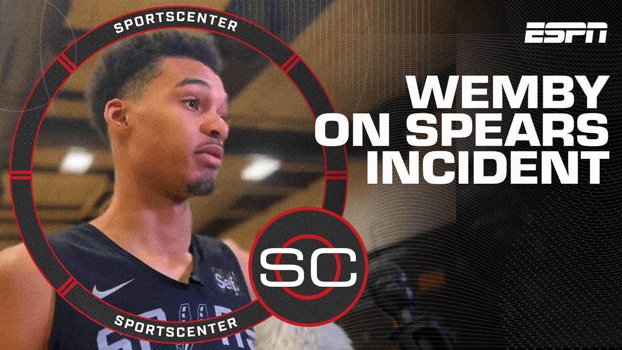 Victor Wembanyama discusses incident regarding Britney Spears and his security | SportsCenter