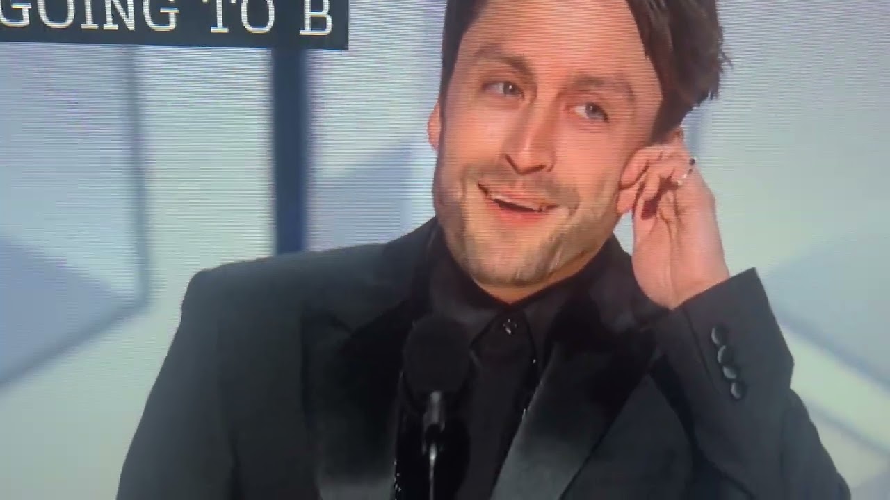 Kieran Culkin wins golden globe for Succession