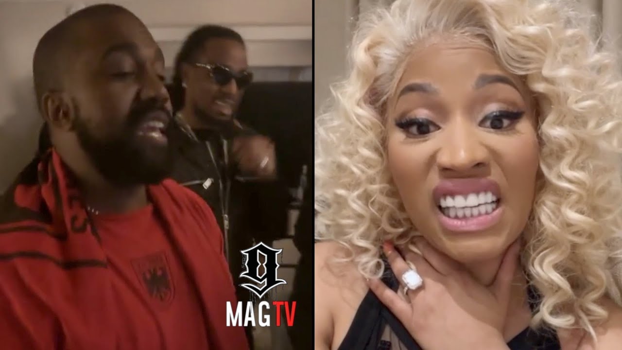 Kanye West Responds To Nicki Minaj Not Clearing A Verse For His "New Body" Song! 😡