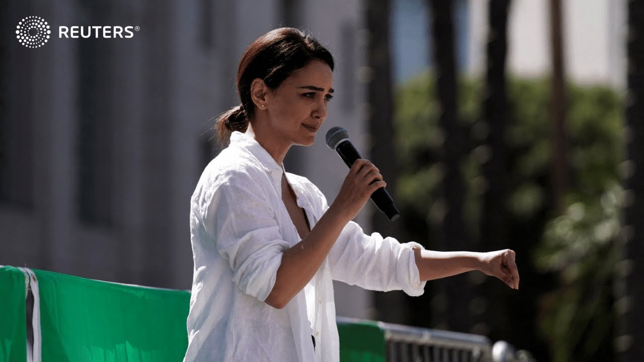 Actress Nazanin Boniadi on protests in home country of Iran