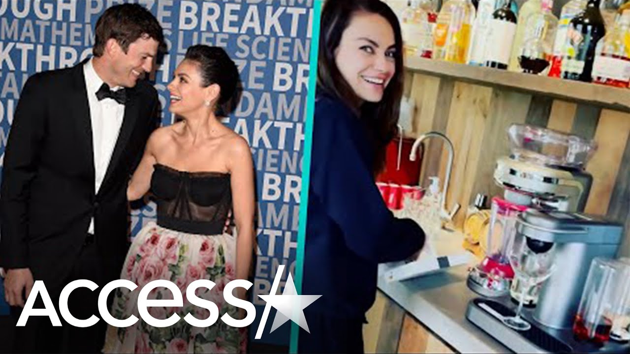 Ashton Kutcher Shares Hilarious Video of Wife Mila Kunis Breaking 'Dry January'