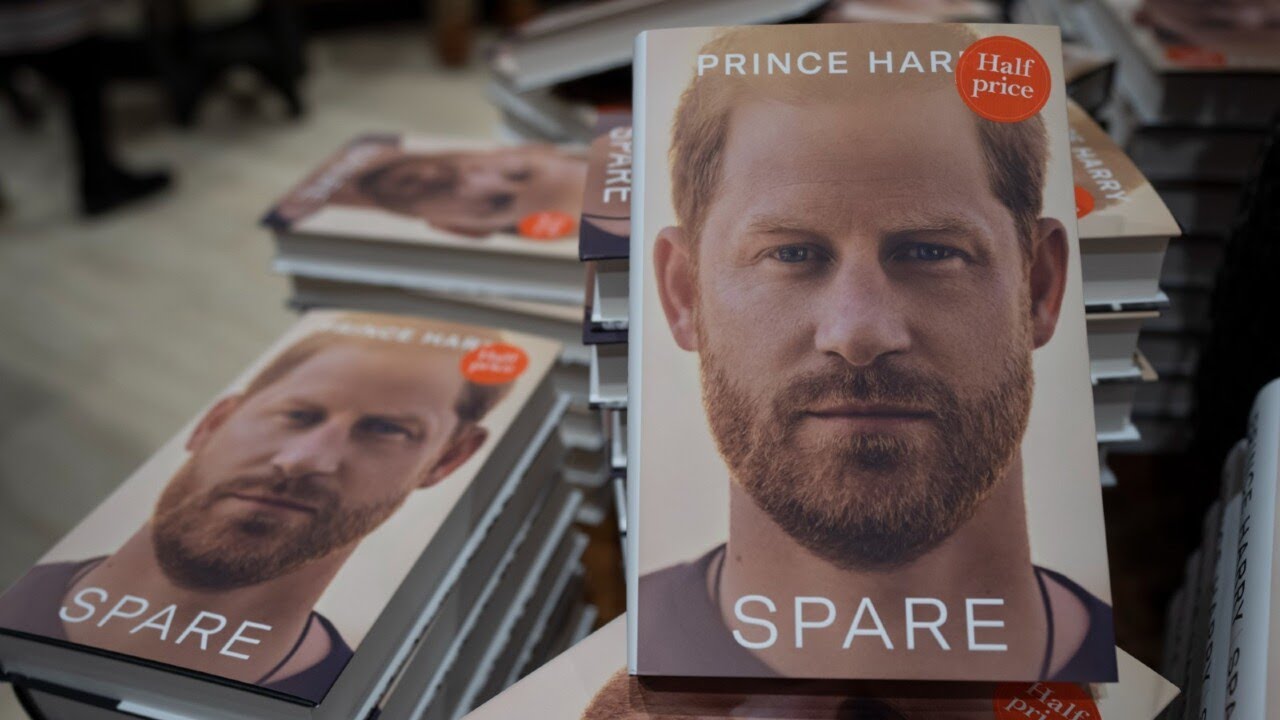 Anti-war artist covers Prince Harry’s memoir with blood
