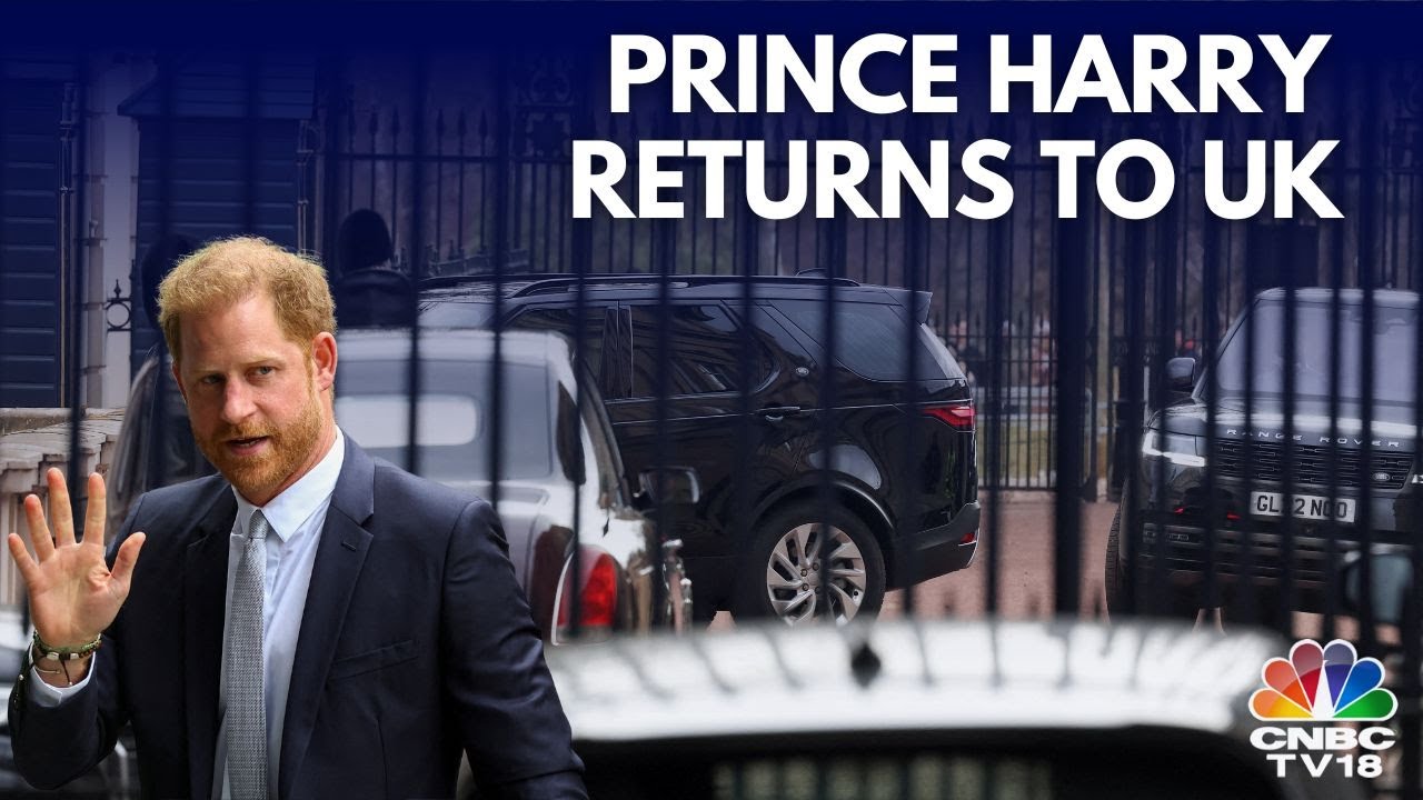 Prince Harry Rushes To The UK To Meet His Ailing Father | IN18V | CNBC TV18