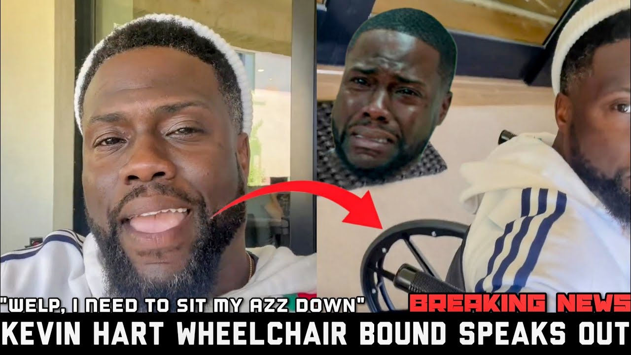 Kevin Hart Wheelchair Bound Speaks Out After Suffering Injury Racing Ex-NFL Player...MUST WATCH