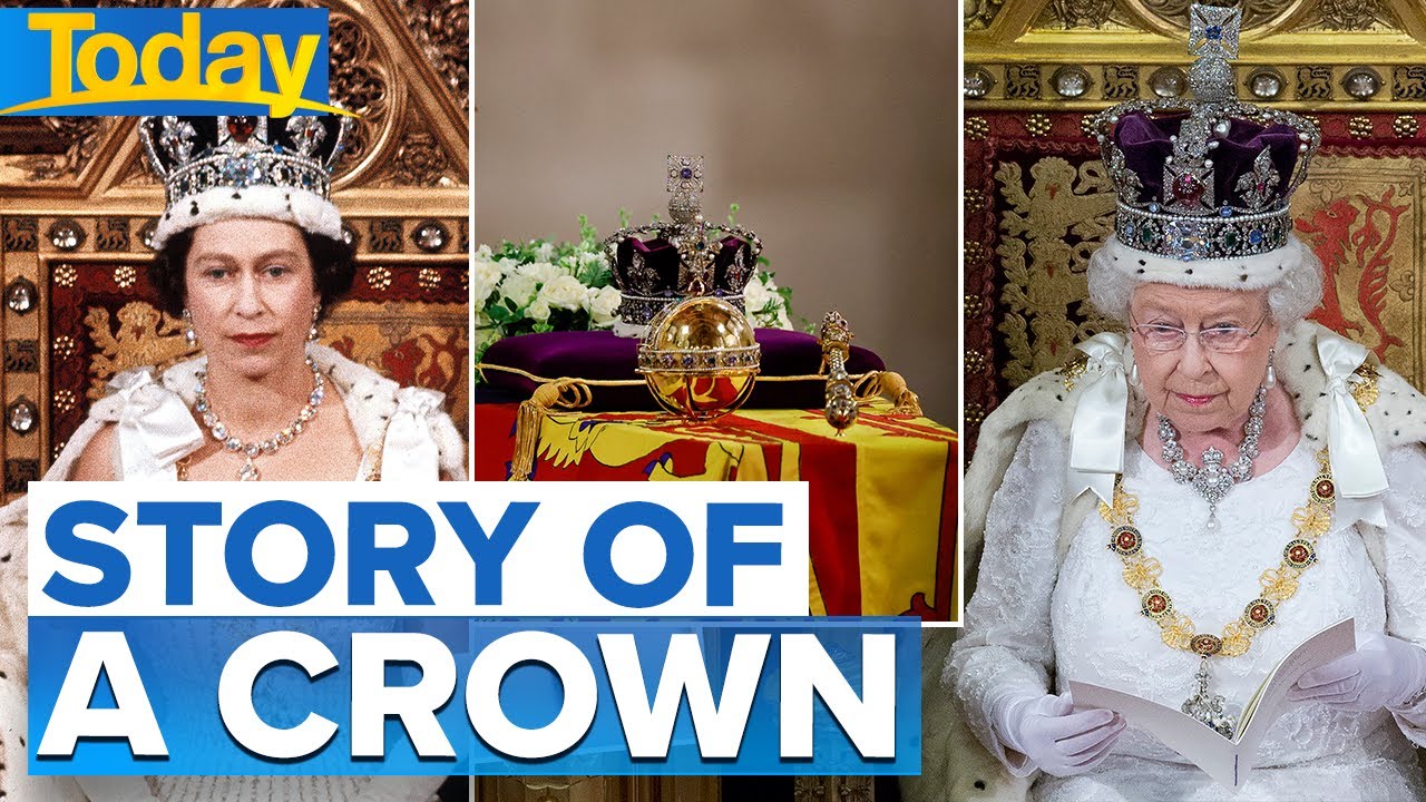 The dazzling story of Queen Elizabeth II's crown that spans over centuries | Today Show Australia