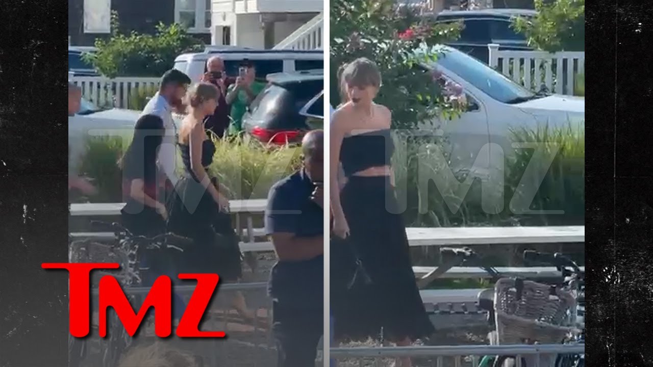 Taylor Swift Arrives To Wedding Rehearsal Dinner With Jack Antonoff