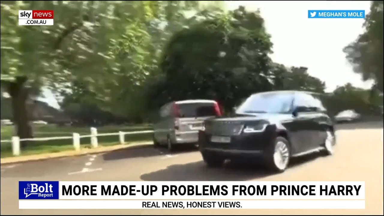 'Laughable': Video of paparazzi incident which put Prince Harry's life 'at risk'