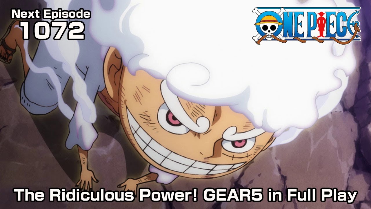 ONE PIECE episode1072 Teaser "The Ridiculous Power! GEAR5 in Full Play"