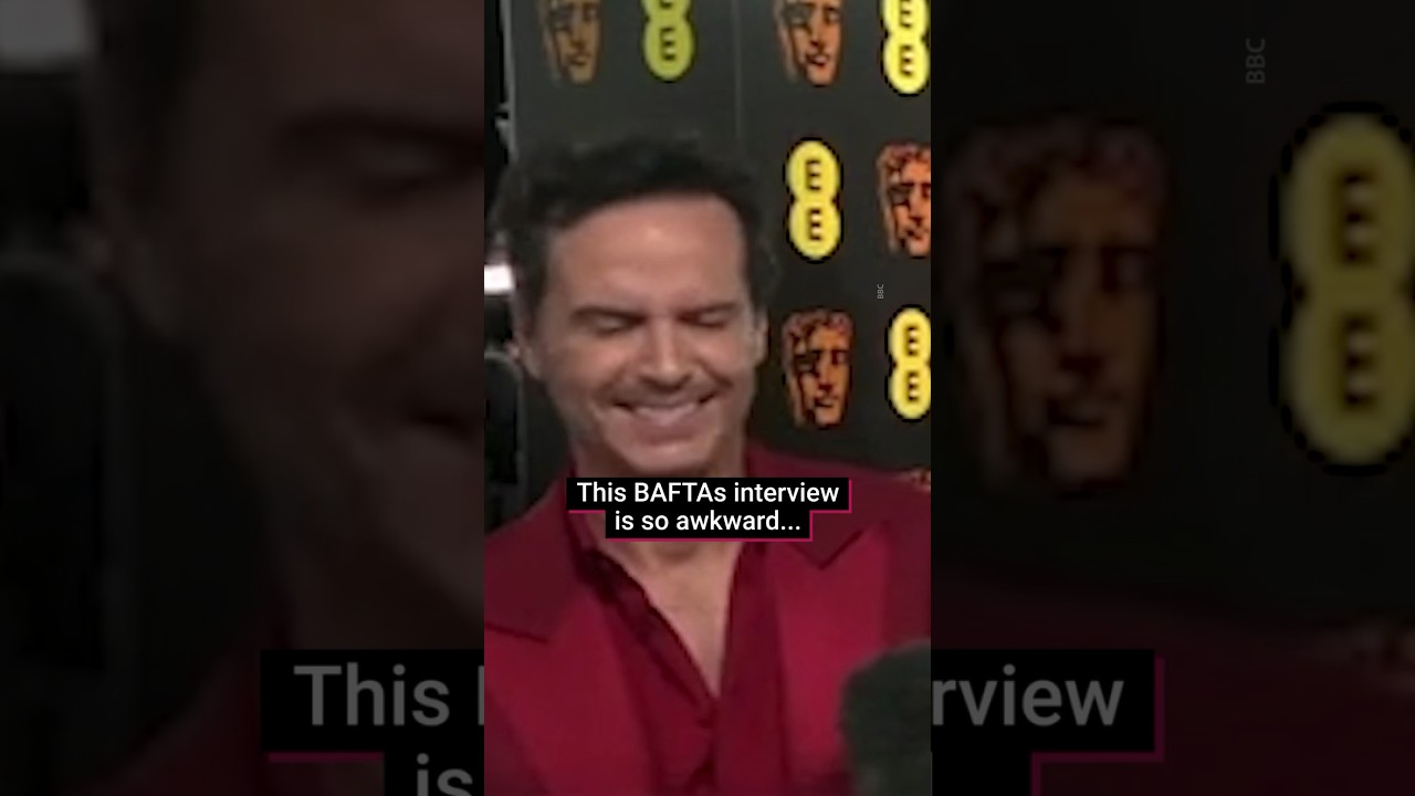 It’s giving cringe. 😬 #baftas #andrewscott #allofusstrangers #celebrityinterview #shorts #ytshorts