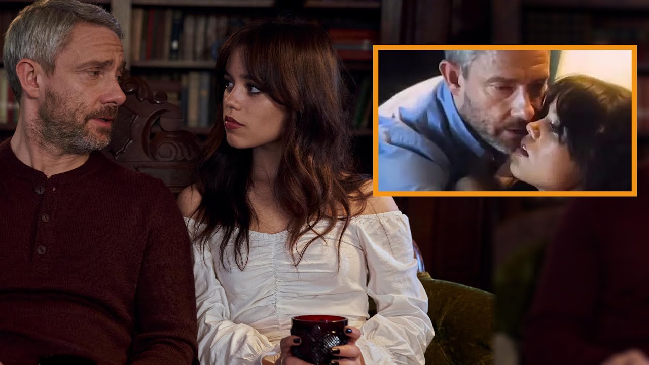 Miller's Girl Behind The Scenes Insights About The Sex Scenes -  Jenna Ortega And Martin Freeman