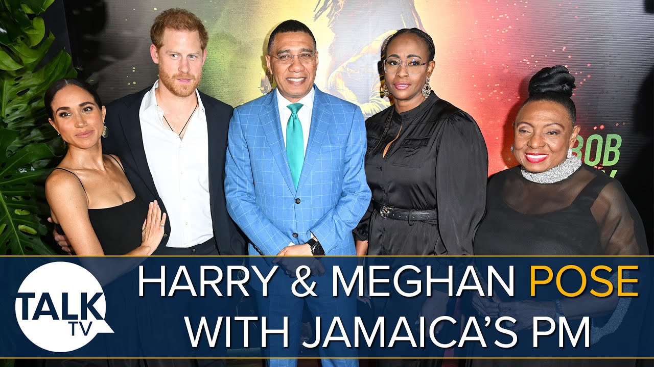 Prince Harry And Meghan Pose On Red Carpet With Jamaica’s Pro-Republic Prime Minister | Royal News