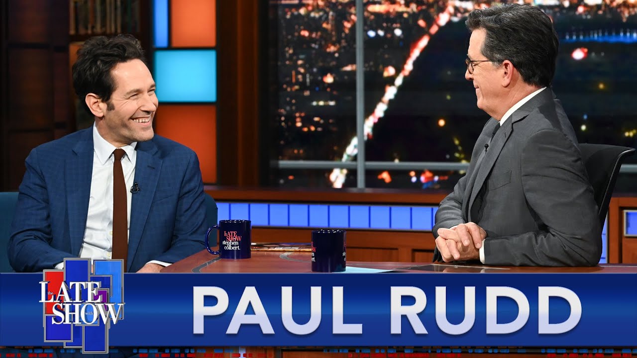 Stephen Reunites With The Sexiest Man Alive, Paul Rudd
