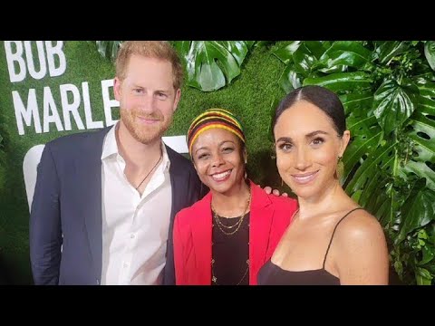 #HarryandMeghan in Jamaica for the premiere of Bob Marley: One Love' movie