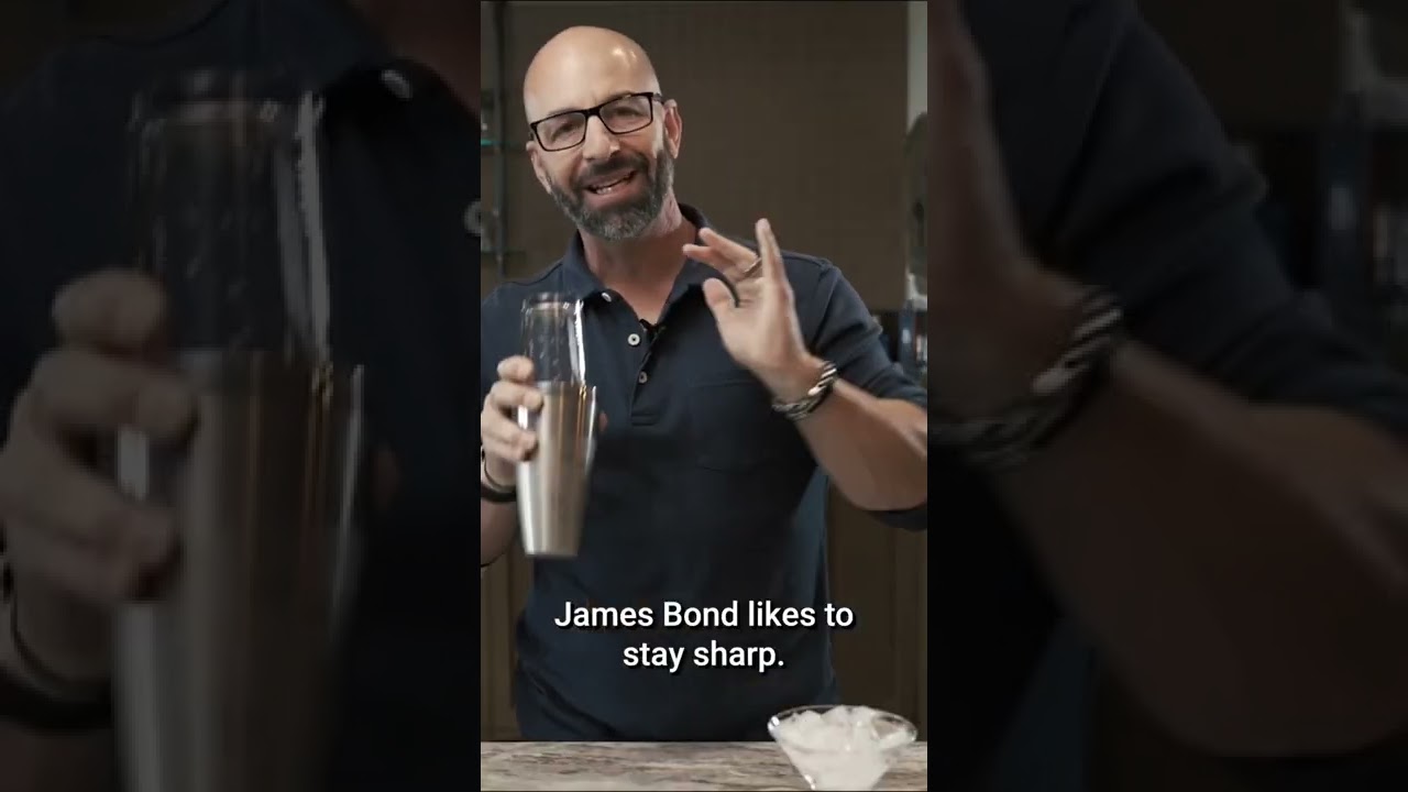 WHY does James Bond prefer it shaken, and not stirred? #shorts