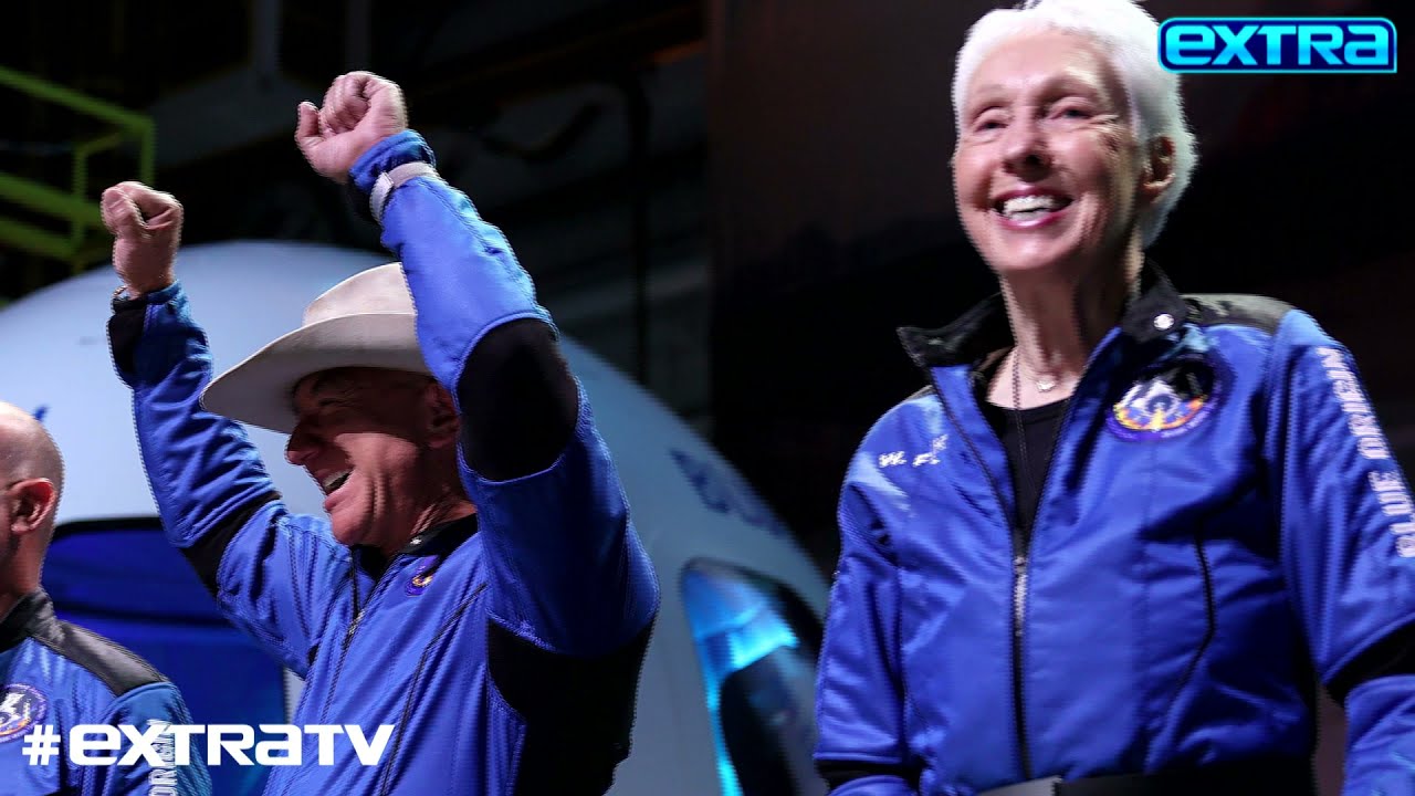 Jeff Bezos Makes Historic Space Trip, Celebrates with GF Lauren Sanchez