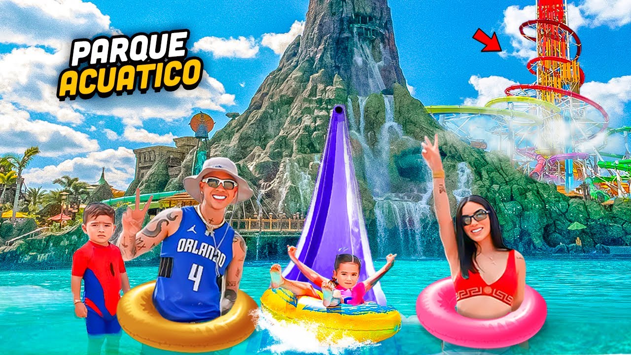 Primera vez en un PARQUE ACUÁTICO 💦  Jukilop | Kimberly Loaiza