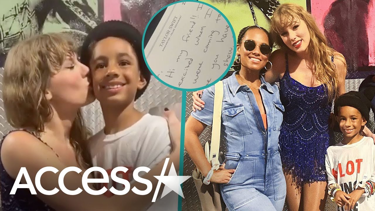 Taylor Swift Pens Alicia Key's Son A Heartfelt Note Ahead Of L.A. Concert