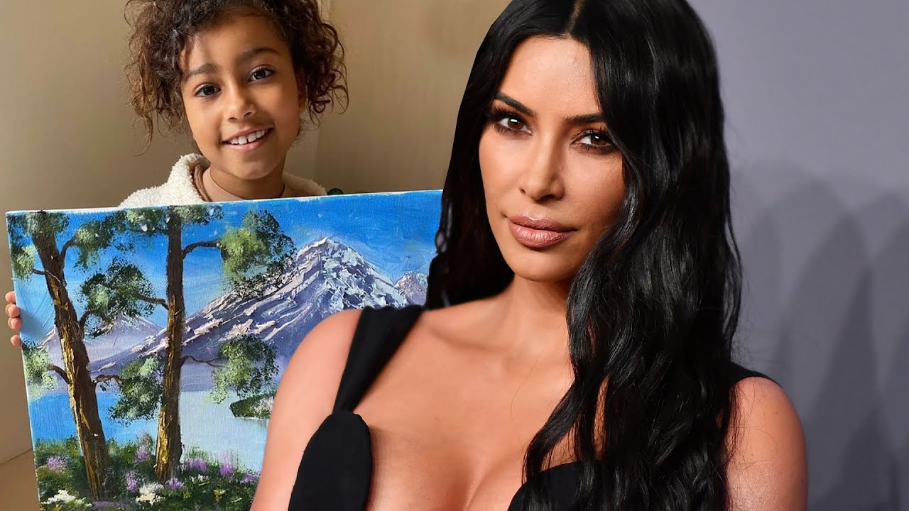 Kim Kardashian DEFENDS Daughter North West's Oil Painting