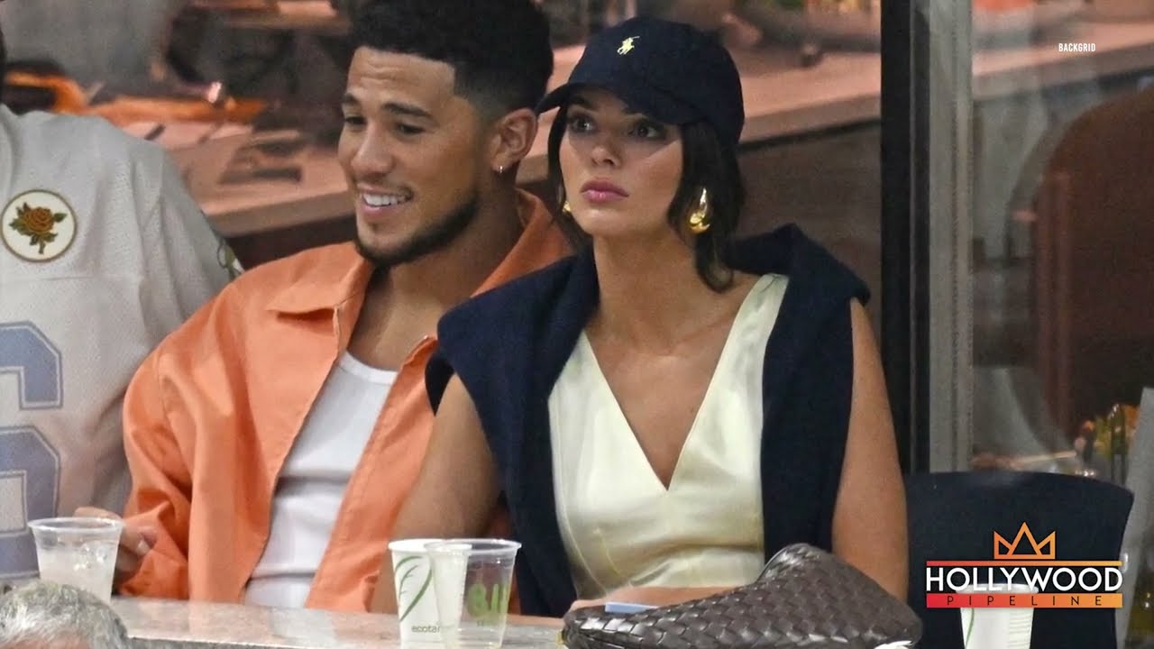 Kendall Jenner & Devin Booker share PDA at US Open in NY