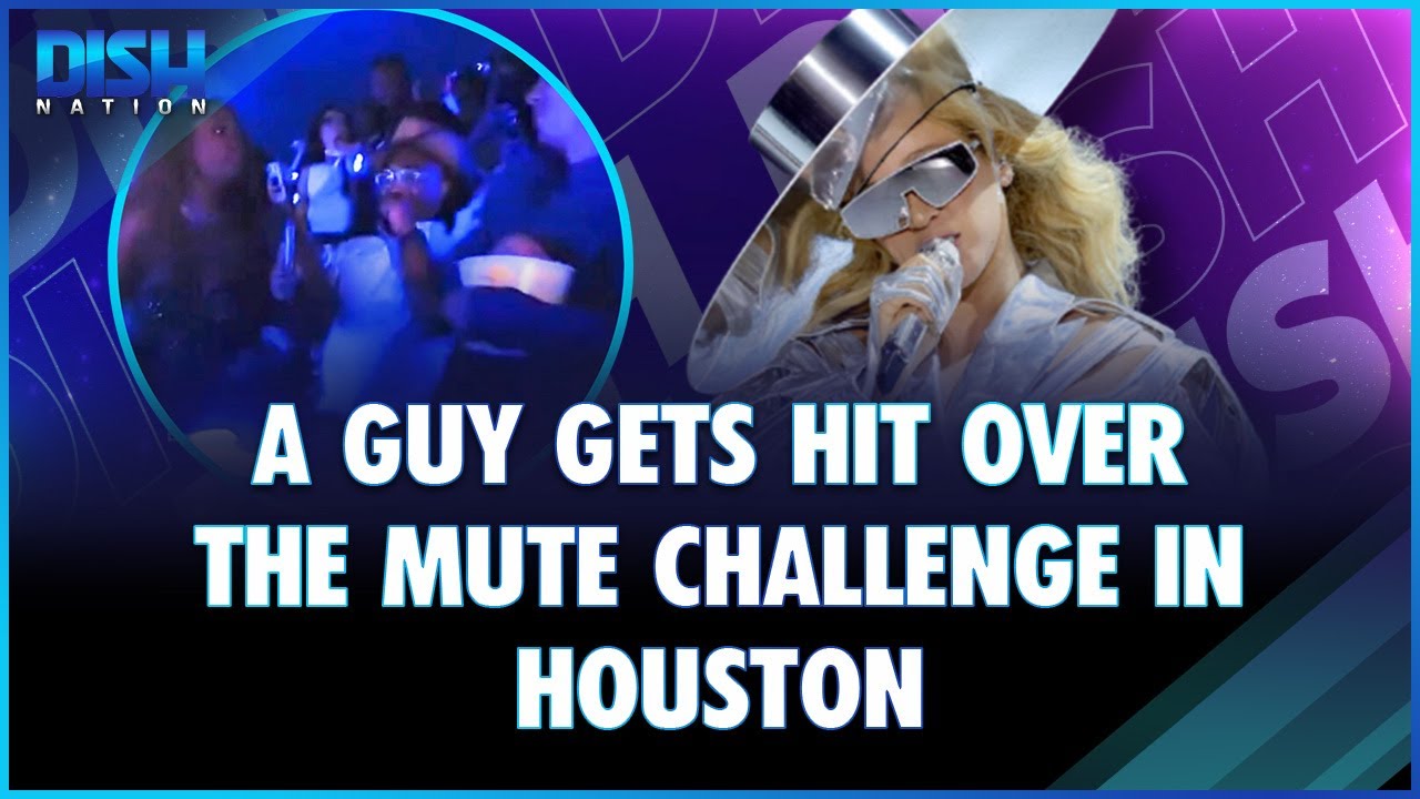 A Guy Gets Hit Over the Mute Challenge at the Houston Stop of Beyonce's Renaissance Tour