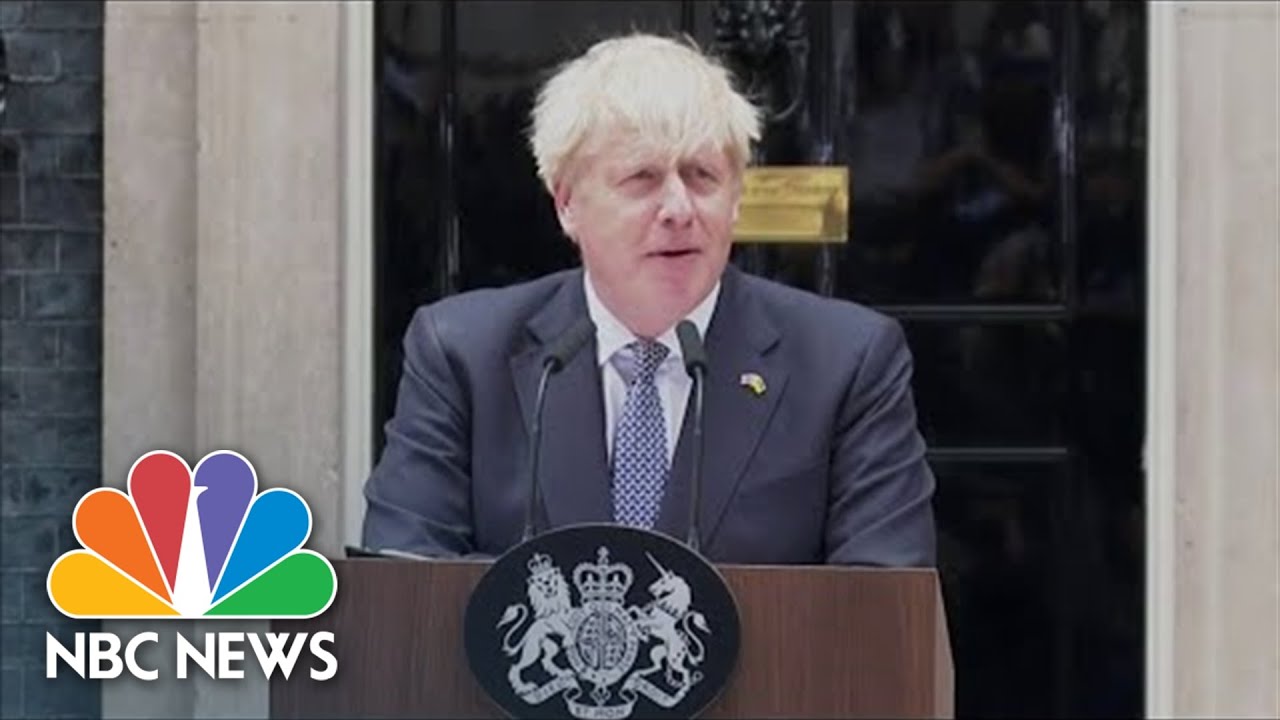 British Prime Minister Boris Johnson Steps Down After Wave Of Scandals