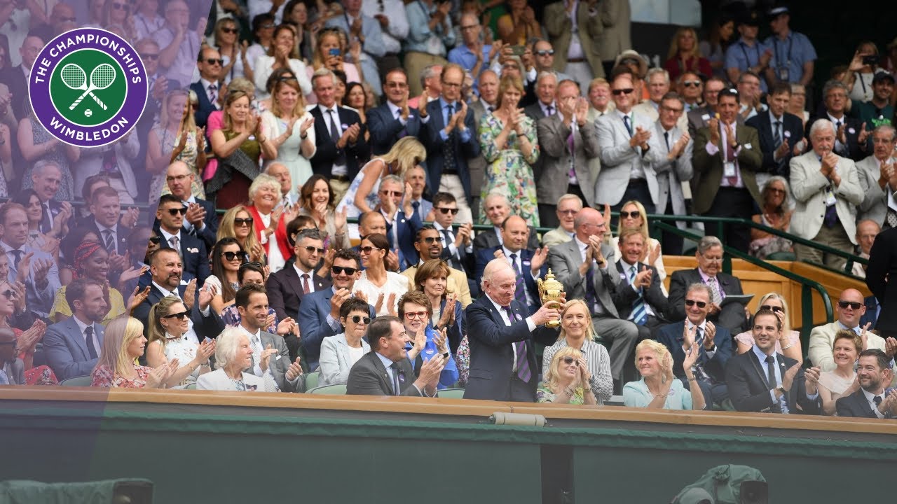 Sporting stars welcomed to the Royal Box at Wimbledon 2019
