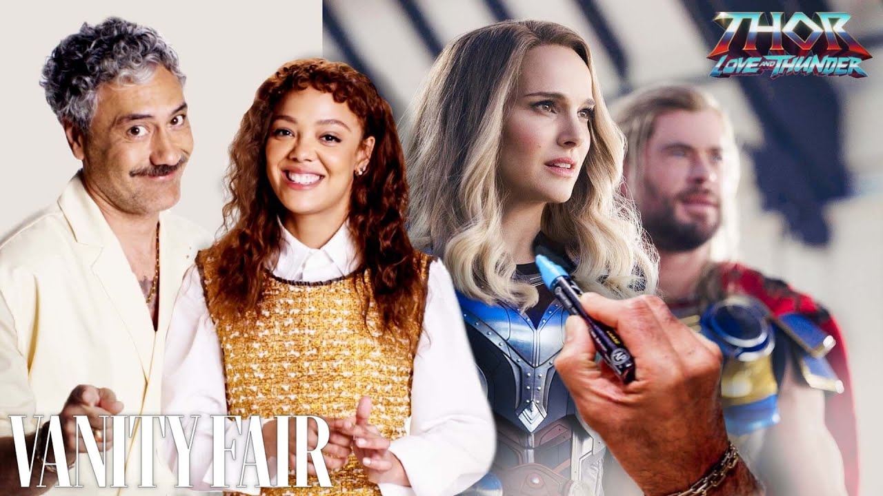 Taika Waititi and Tessa Thompson Break Down 'Thor: Love and Thunder' "Taste The Rainbow" Scene