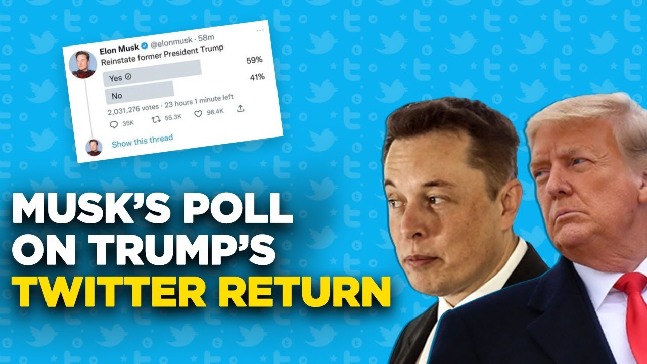 Elon Musk Live: ‘Sixty Percent’ People Want Trump Back On Twitter