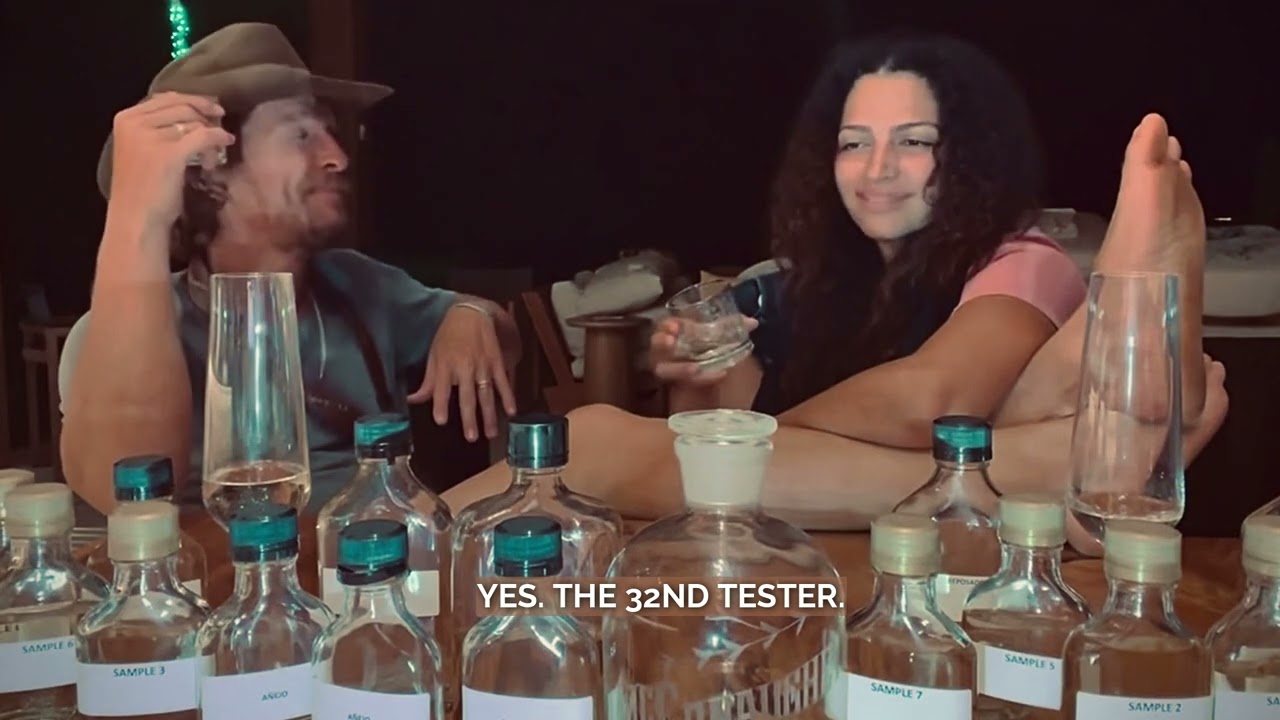 Camila and Matthew McConaughey Tequila Tasting #PantalonesTequila