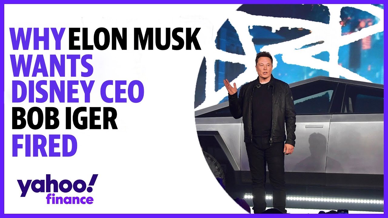 Elon Musk demands Disney CEO Bob Iger be 'fired immediately'