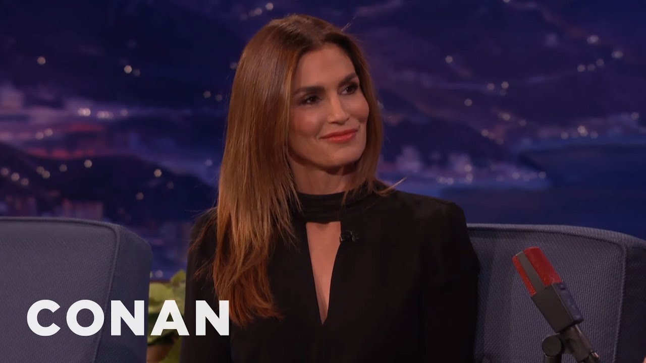 Cindy Crawford Nearly Ended Up In Bed With George Clooney | CONAN on TBS