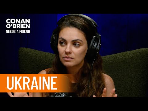 Mila Kunis On Supporting Ukraine | Conan O’Brien Needs a Friend