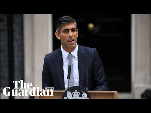 'I am not daunted': Rishi Sunak makes first statement as UK prime minister