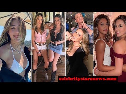 Sylvester Stallone With Daughters Sistine, Sophia and Scarlet (NEW Video) 2021