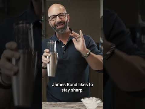 WHY does James Bond prefer it shaken, and not stirred? #shorts