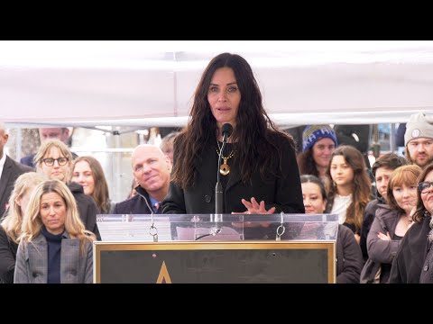 Courteney Cox speech at her Hollywood Walk of Fame Star ceremony
