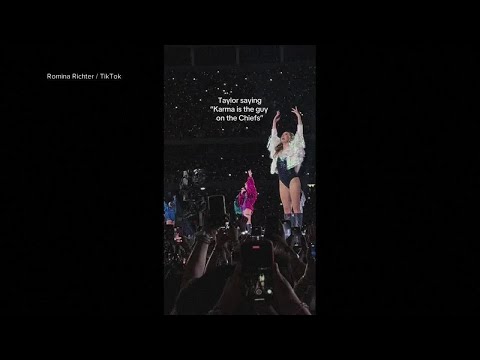 Taylor Swift shouts out Travis Kelce during show in Argentina
