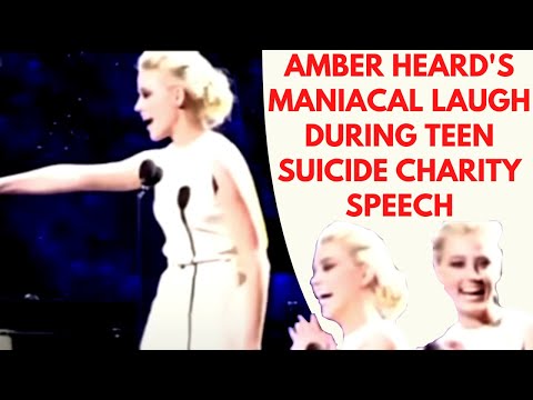 Amber Heard's Maniacal Laugh During Teen Suicide Charity Speech