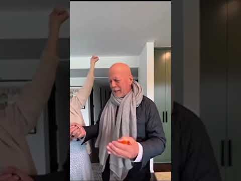 Demi Moore Shares Bruce Willis Birthday Video #short