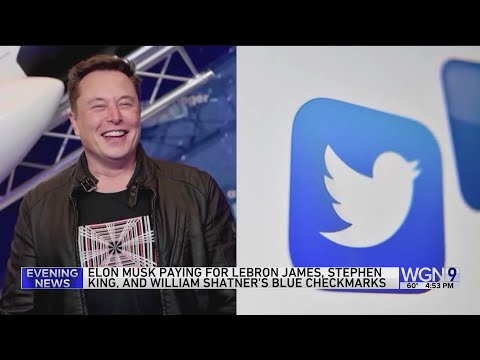 Elon Musk pays for LeBron James, Stephen King and William Shatner's Twitter check marks