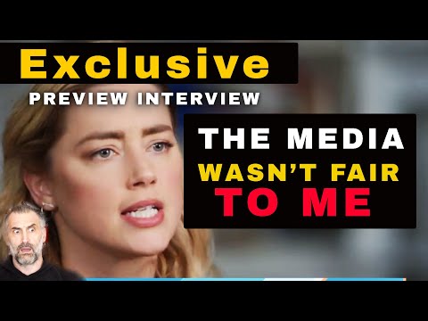 Amber Heard Interview - BLAMES Social Media for unfair treatment
