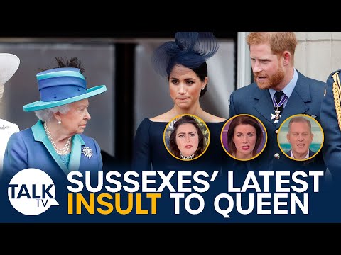 "These Two Telling OUTRIGHT LIES" The Sussexes' Latest Insult To Queen Elizabeth Revealed
