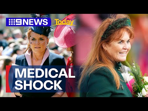 Sarah Ferguson diagnosed with skin cancer | 9 News Australia