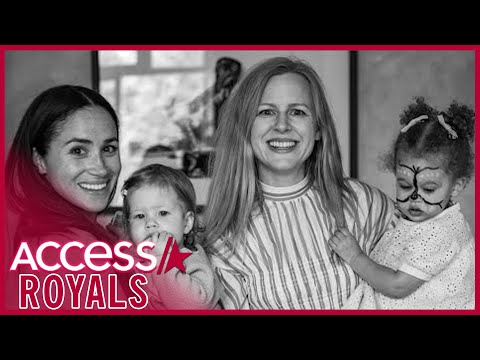 Meghan Markle SMILES While Holding Lilibet In 1st Birthday Photo