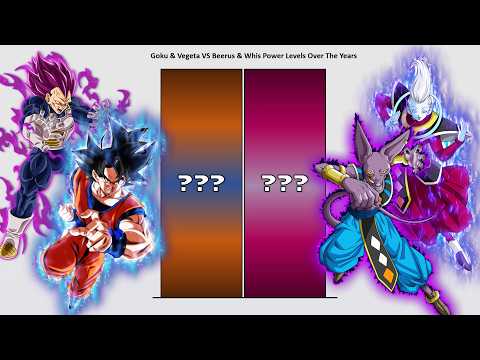 Goku & Vegeta VS Beerus & Whis POWER LEVELS 🔥