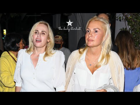 Rebel Wilson & Girlfriend Ramona Agruma Hold Hands After Romantic Dinner In Hollywood.