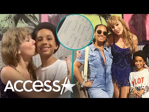 Taylor Swift Pens Alicia Key's Son A Heartfelt Note Ahead Of L.A. Concert