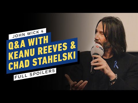 John Wick Chapter 4 Interview with Keanu Reeves and Director Chad Stahelski