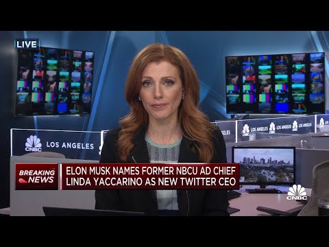 Elon Musk names former NBCUniversal ad chief Linda Yaccarino as new Twitter CEO