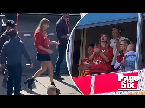 Taylor Swift attends Travis Kelce’s Chiefs vs. Chargers game in Kansas City with Mahomes’ family